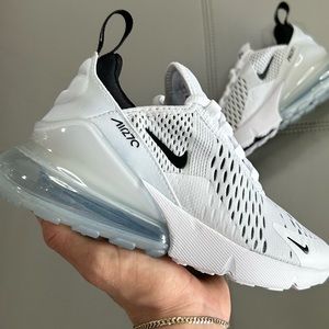 NEW NIKE AIR MAX 270 WHITE BLACK
